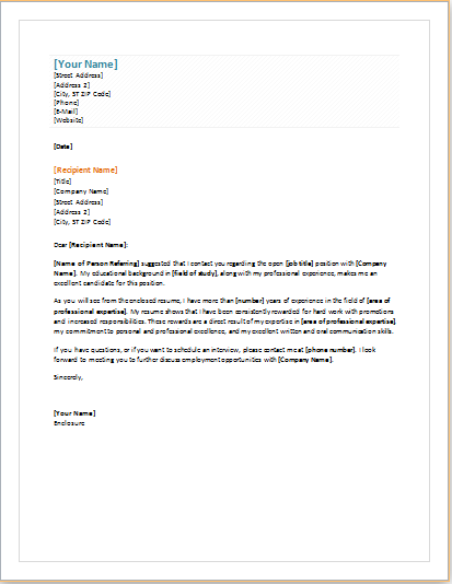 11 professional and business cover letter templates