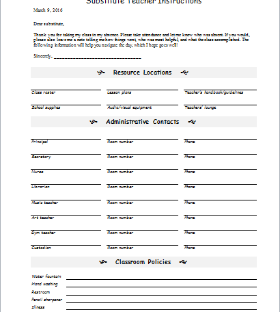 student attendance record