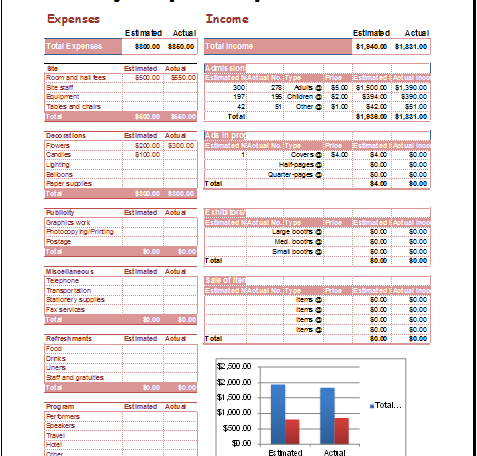 financial planner template