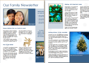 15 editable newsletter templates for ms word document hub family newsletter