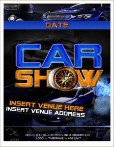car show flyer