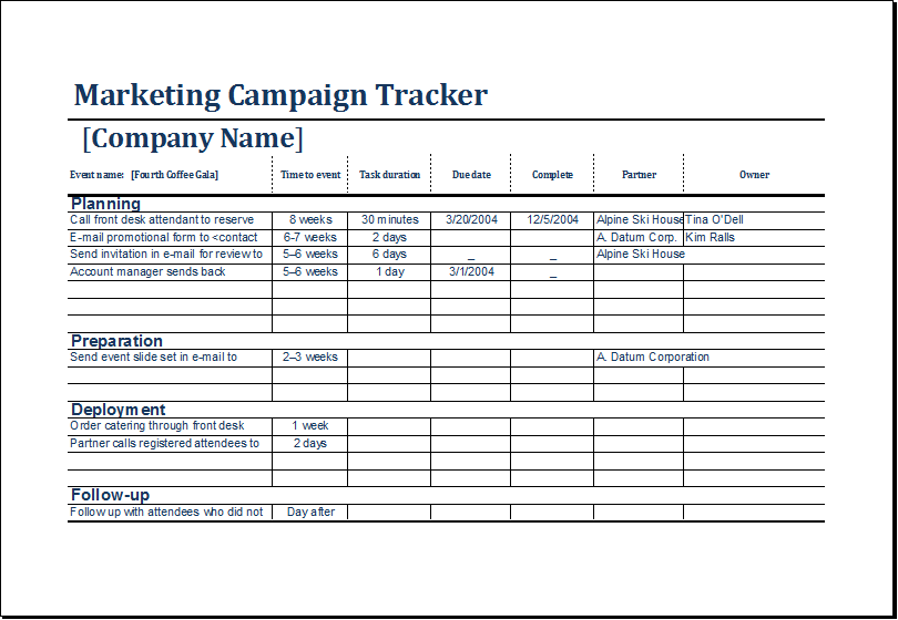 20 customizable TRACKER TEMPLATES for EXCEL Document Hub