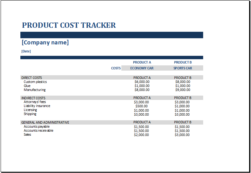 20 customizable TRACKER TEMPLATES for EXCEL  Document Hub