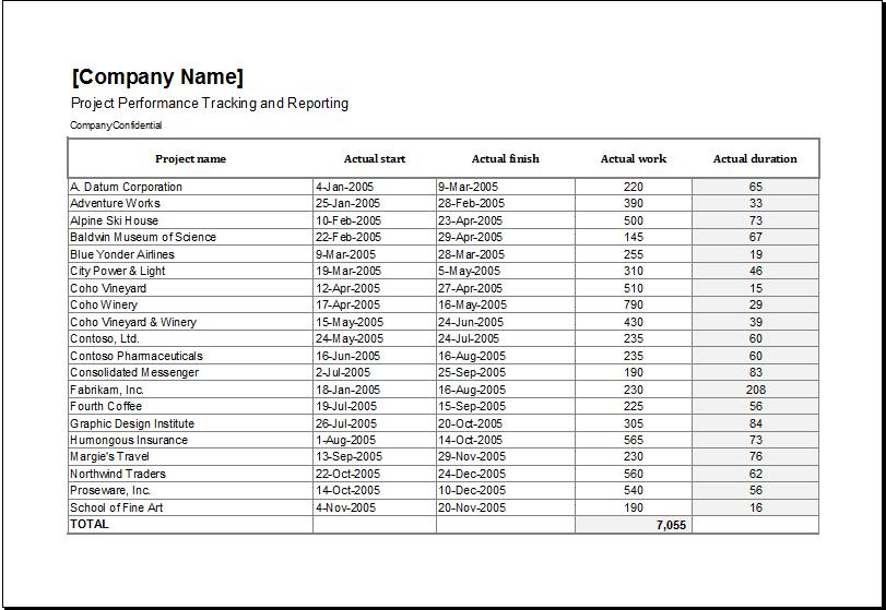 Report Tracker Excel Template from www.doxhub.org