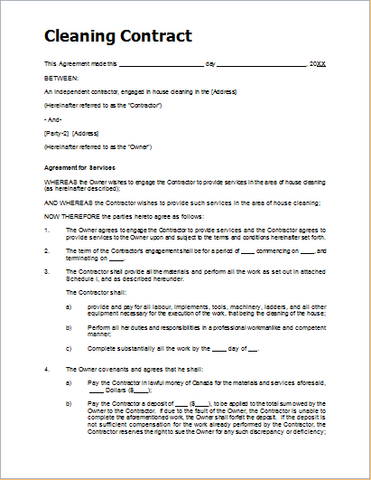 Window cleaning service agreement template pdf Window cleaning service agreement template pdf