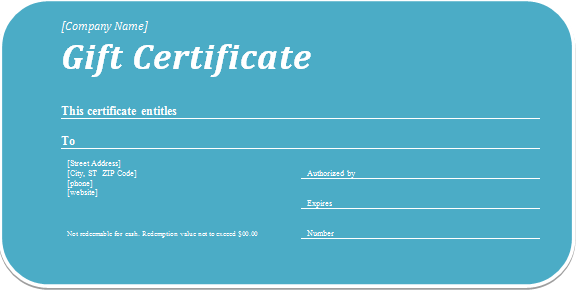 business gift certificate template for word document hub