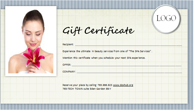 Simple Gift Certificate Template from www.doxhub.org