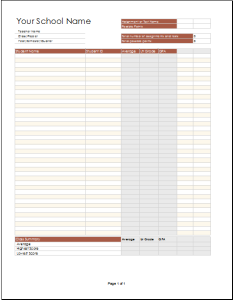 ms excel grade book templates for teachers document hub teacher grade books