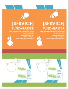 fundraiser door hanger