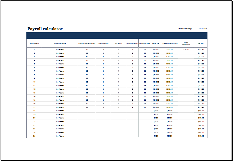 Financial Business Calculator Templates For Excel Document Hub