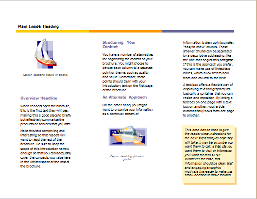 new product information brochure