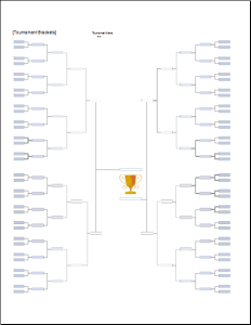 tournament bracket with tracker