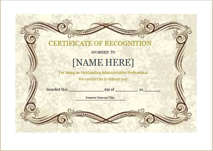 Word Document Certificate Template from www.doxhub.org