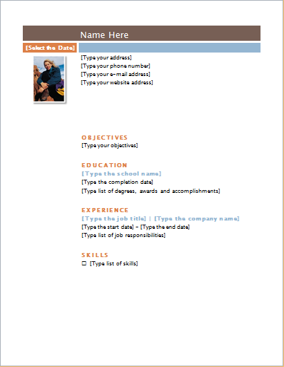 ms word customizable resume layout and templates document hub apothecary resume