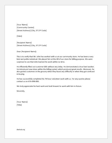 Proof Of Future Employment Letter from www.doxhub.org