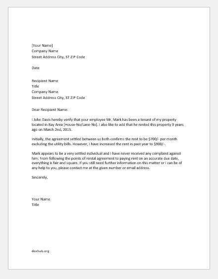 Proof Of Tenancy Letter from www.doxhub.org