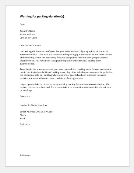 Tenant Letter To Landlord from www.doxhub.org