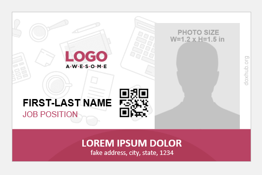 Photo Id Badge Template from www.doxhub.org