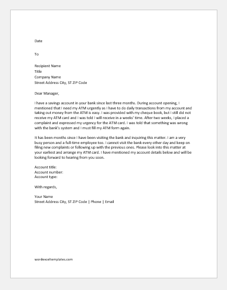 Letter Of Complaints Template from www.doxhub.org