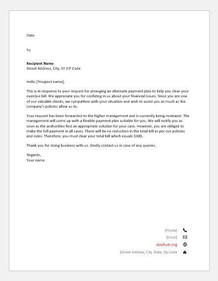 Sample Letter Of Informing Customers from www.doxhub.org