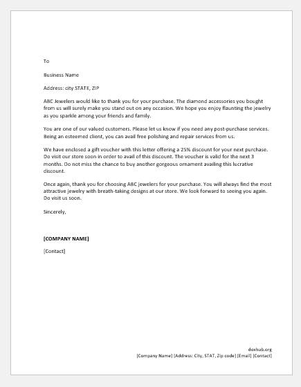 Customer Appreciation Letter Sample from www.doxhub.org