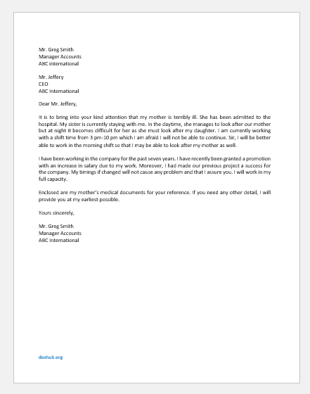 20 Change Of Schedule Letter SalvatoreFredy