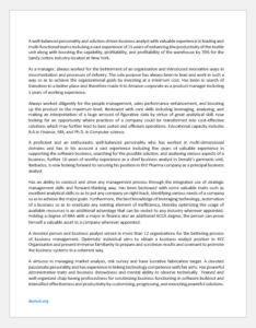 Business Analyst Resume Summary Samples